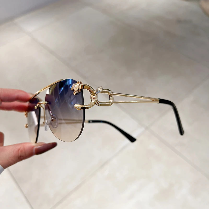 Vintage Rimless Sunglasses