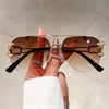 Vintage Rimless Sunglasses